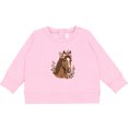 thumbnail image 2 of Inktastic Horse Girl Flowered Cute Baby Sweatshirt, 2 of 4