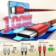 thumbnail image 4 of Cable de carga múltiple Firsting 3 en 1, 100 W, 150 cm, rápido, 4 of 7