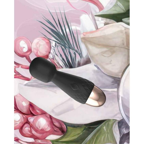 Mini Wand Massager,Small Handheld Massager with 10 Quiet Modes, Personal Handheld Massager for Neck Shoulder Back BodyK111