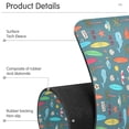 thumbnail image 4 of Yayeee Faucet Mat for Kitchen Sink 14.7" Diatomite Long Splash Guard Pad, Cartoon Beach Pattern, 4 of 7