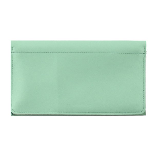Sonducket Cartera de almacenamiento portátil tarjetero monedero de colección cápsula de monedas con hebilla contenedor de colección bolsa Carteras Verde