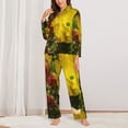 thumbnail image 2 of Sigee Cactus Flowers for Women’s Pajama Sets Long-Sleeved Pjs Sets for Women 2 piece Sleepwear-Large, 2 of 7