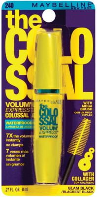 Maybelline New York The Colossal Volum Express Waterproof Mascara Glam Black 240 027 oz