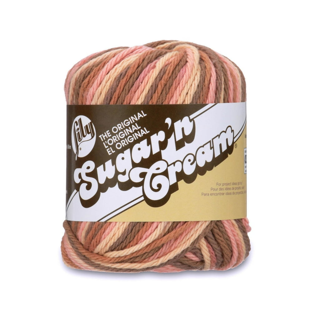Lily Sugar’N Cream Ombres Yarn (57G/2Oz), Desert Rising Ombre Walmart