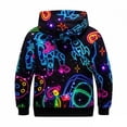 thumbnail image 6 of WOYY Boys Long Sleeve Hoodie Kids Astronaut Graphic Pullover Hooded Sweatshirt, Size 3-14, 6 of 6