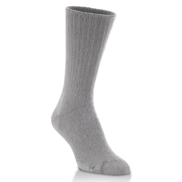 World's Softest World's Softest Classic Crew Sock,Grey,Women's 5.58.