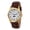 Gold, variant on Dress Watches for Men, MultiFunction Leather Watch with Moon Phase, Day & Date Calendar, Stainless Steel Case, Easy to Read, Waterproof, Classic Analog Quartz Wrist Watch (Black)