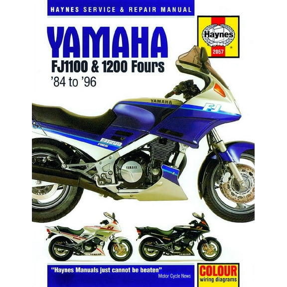 Yamaha FJ1100 (84-85), FJ1200 (86-92) & FJ1200A (92-93) Haynes Repair Manual ^