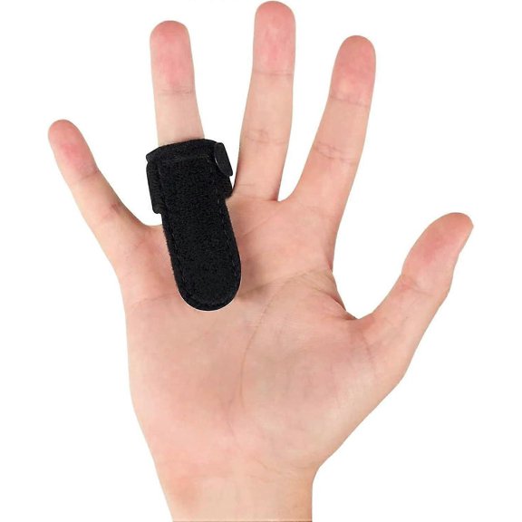 2Pcs Trigger Finger Splint, Adjustable Knuckle Brace for Curved Bent Locked & Stenosing Tenosynovitis Hands, Pain Relief Finger
