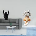thumbnail image 2 of Estatua del gesto de la roca,Estatuas y figuras de dedos con gestos de música rock,Estatua del astronauta,Figura decorativa espacial de estatua de astronauta,Escultura de figura de escritorio, 2 of 8