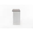 thumbnail image 4 of NovaSolo Halifax Accent 2 Basket Buffet in Pure White and Dark Wood, 4 of 23