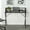 Black/Iron, variant on FurnitureR Computer Desk, 39.4 Inch Gaming Desk with Metal Frame, X-shaped Office Desk Writing Table Workstation for Home, Bedroom, Gaming Room, Apartment, Dorm - Black/Iron