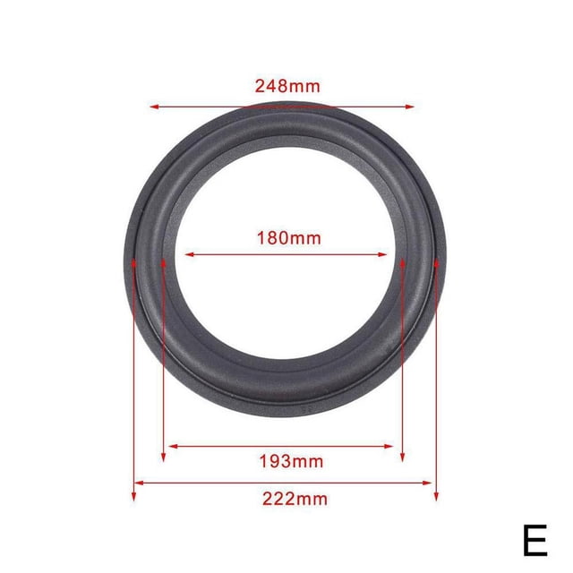4-12 Inch Speaker Surround Rubber Woofer Edge Foam Audio Repair BEST U2G2