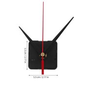 NICEXMAS 2Pcs Home Clock Movement Accessory Black ABS Material with Precise Time and Easy Installation