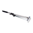thumbnail image 1 of Fan Shaped Telescopic Garden Rake Household Telescopic Garden Rake Gardening Accessory Leaves Collect Broom Hand Tools Extendable Leaf Rakes for Outdoor, 1 of 7