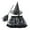 Black&1, variant on HCNTES Toddler Girls Witch Tutu Skirt Set with Hat & Broomstick 3 Pcs Dress Up Halloween Outfits 3 8Y(Gold&3,3-4 Years)