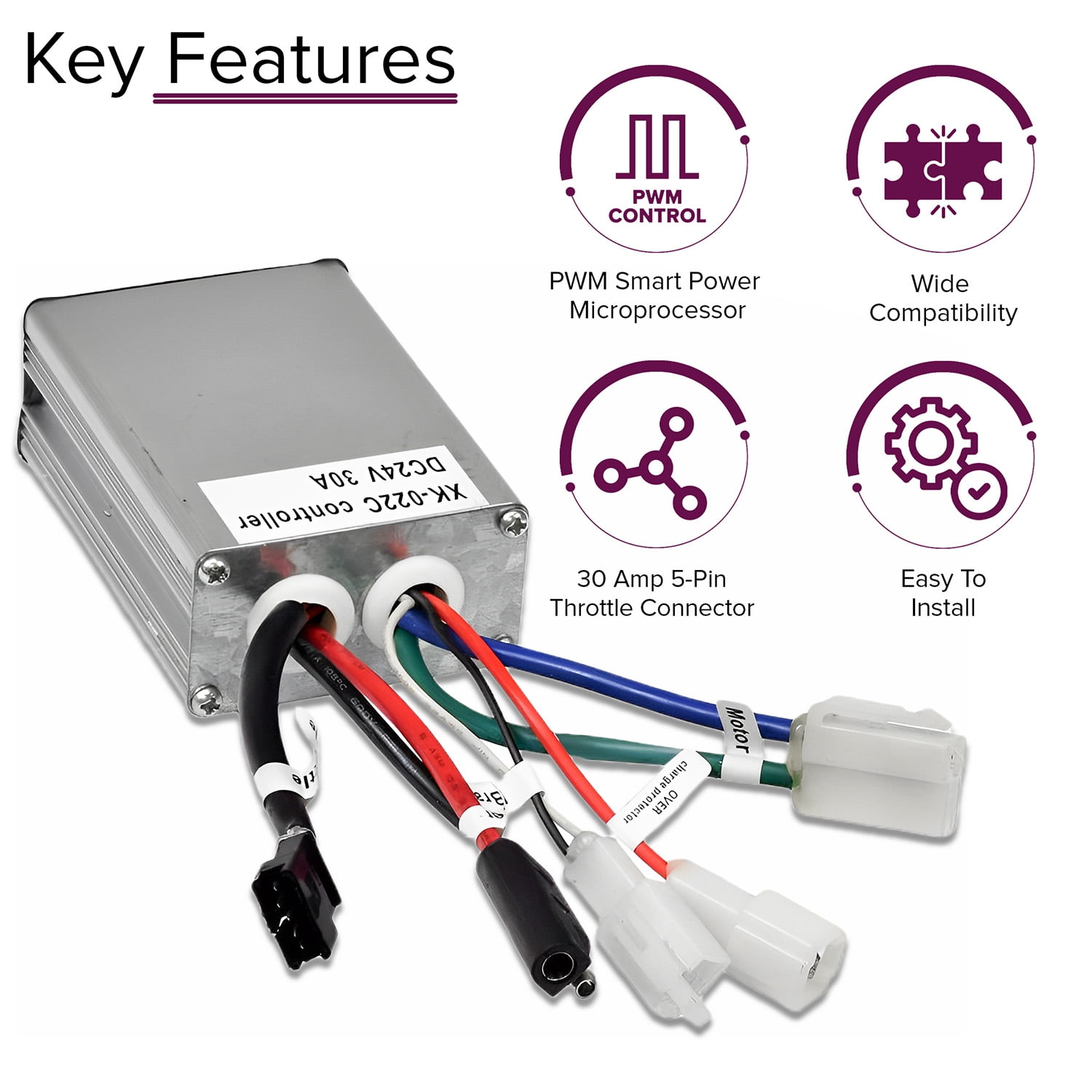 speed WiFi5GＬ11 Currie 24 Volt 5 Pin Diagnostic Twist Grip Throttle for 2007