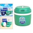 thumbnail image 1 of Car Insulated Bucket Summer For Travel Leakproof Beverage Cooler 2L Green, 1 of 8
