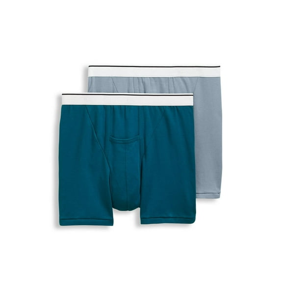 Jockey Mens Pouch Boxer Brief 2 Pack Underwear Boxer Briefs cotton blends