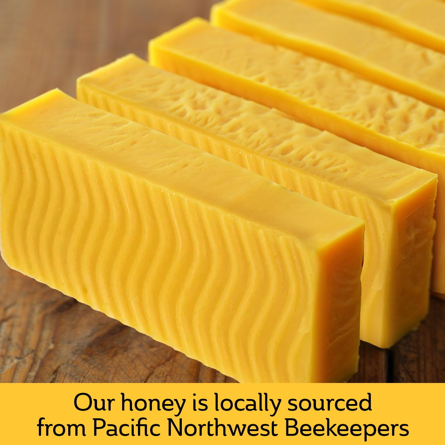 Mickelberry   Beeswax – 1 lb Solid Block Grade A Yellow – Pure, Sustainably Sourced Beeswax for Skincare, DIY, and Crafts – Made in The