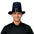 thumbnail image 2 of Costume Top Hat, Black or Colored Felt for Theater, Cosplay and Parties, Perfect for New Year's Eve and Themed Celebrations Black, 2 of 4