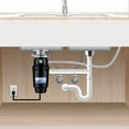 thumbnail image 6 of Waste Maid Economy 1/2 HP Continuous Feed Kitchen Garbage Disposal with Power Cord 10-US-WM-058-3B, 6 of 8
