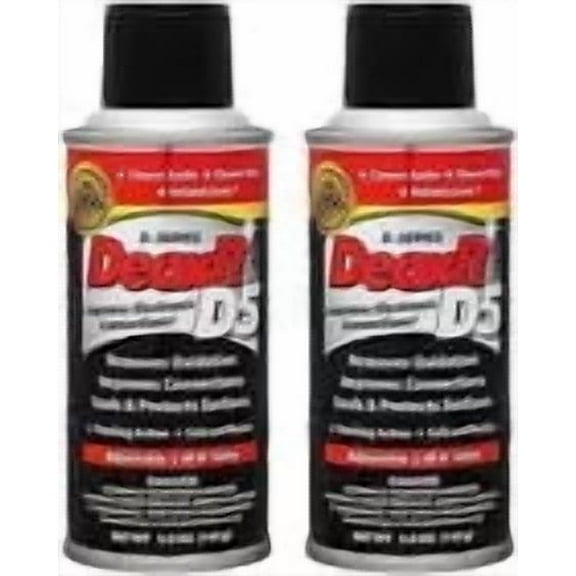 2-Pack CAIG DeOxit Cleaning Solution Spray, 5% Spray 5oz