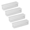 thumbnail image 2 of 4 recipientes herméticos transparentes para almacenar pasta y espaguetis, ideal para oficina, dormitorio y uso personal., 2 of 10