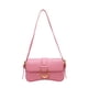 thumbnail image 1 of Bolso de un solo hombro, billetera clásica retro, bolso de mano de cuero de PU, adecuado para citas y viajes diarios. Rosa, 1 of 5