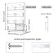 thumbnail image 2 of Acrylic Business Card Holder Wall Mount Clear Sticker Display Rack, 2 of 5