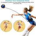thumbnail image 1 of Voleibol de playa, kit de equipo de entrenamiento de voleibol, ayuda de entrenamiento de voleibol Práctica individual Manos libres con cintura ajustable Belblack1pcs ShuxiuWang 8390614239609, 1 of 1