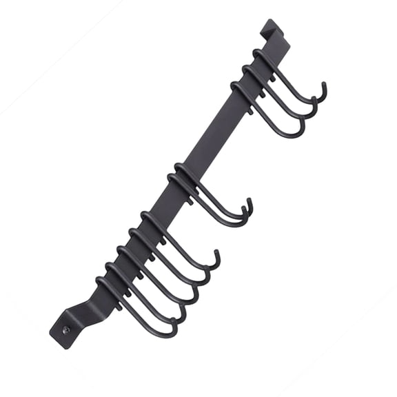 LABRIMP Hanging Pan Racks for Kitchen Iron Black 1Set