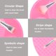 thumbnail image 3 of Almohadilla limpiadora de silicona MACHAO para brochas de maquillaje rosa, 3 of 5