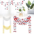 thumbnail image 4 of Clearance Wall stickers under $1,Patriotic Star Streamers Garland Red White Blue Bunting Banner Paper Hanging Decorations For 4th Of July American Independence Day Labor Day Holiday Memorial Day, 4 of 9