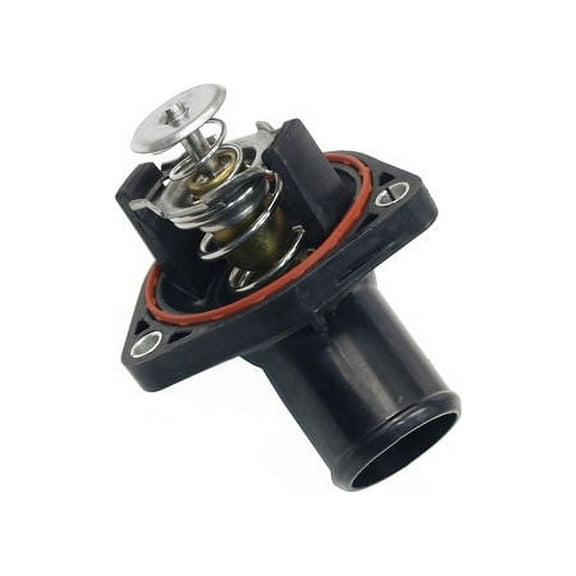 Engine Coolant Thermostat Housing Assembly - Compatible with 2007 - 2021 Toyota Tundra 2008 2009 2010 2011 2012 2013 2014 2015 2016 2017 2018 2019 2020
