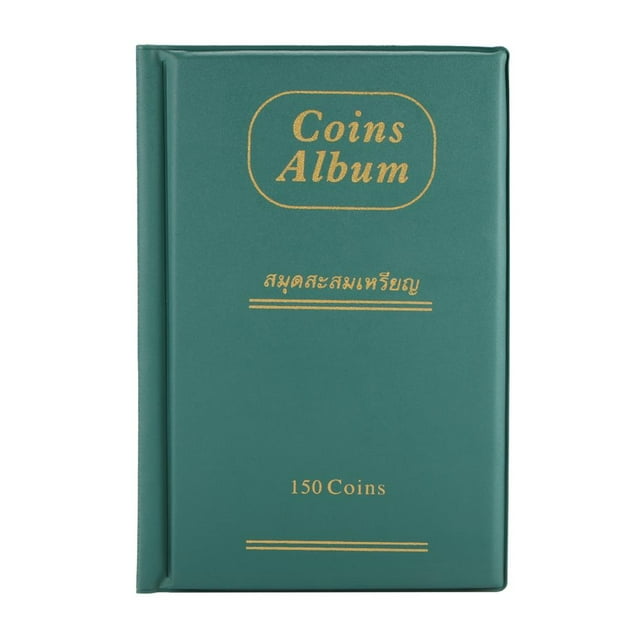 Álbum De Monedas De 150 Bolsillos, Libro De Colección De Penny, Álbumes De Monedas Para Pasaporte, Coleccionista De Monedas, Caja De Almacenamiento De Exhibición De Especies De Dinero Advancent EL013318-01