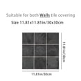 thumbnail image 5 of 10 Pcs, 3D Peel and Stick Tile, 11.8"×11.8" 10-Sheet PVC Square Peel and Stick Backsplash for Kitchen Stick on Tiles for Bathroom, Living Room, Fireplace, Wall Decor, 5 of 7