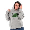 thumbnail image 3 of Know Quit Motivation Workout Exercise Hoodie Sweatshirt Women Men Brisco Brands S, 3 of 6