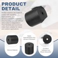 thumbnail image 3 of Uxcell 2 Pcs Entretoises en Caoutchouc, 1.97 Pouces OD x 0.31 Pouces ID Ronds Anti-Vibrations Ronds Isolation Ronds Bagues de Rondelle 1.97 Pouces Épaisseur Rondelles en Caoutchouc pour Appareils Ménagers Voitures Accessoires Bateau, Noir, 3 of 6
