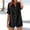 Black, variant on Women Short Sleeve Button Up Shirt, Loose Cotton Linen Top for Summer Daily Wear by Gbobgt Gold XXL