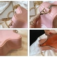 thumbnail image 6 of Mini Star Handbags Women Cute PU Leather Hobo Bag Chic Crossbody Bag Purse, 6 of 7