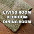 thumbnail image 5 of Homespice Grassland Jute Green 4x6' Braided Rugs Oval Rugs for Living Room, Bedroom Rug and Dining Room. Pet Friendly. Decor Styles- Farmhouse Rug, Rustic, Vintage, Primitive, Country, Boho Rug, 5 of 8