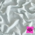thumbnail image 2 of Great Bay Home All-Season Waffle Cotton Bed Blanket 102x90 (King, Pale Blue), 2 of 6