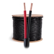 16/2 AWG Speaker Wire, 250 ft Bulk Copper-Clad Aluminum (CCA) Audio Cable, Outdoor/Indoor Use, Direct Burial, UV Resistant, Rated, Cables Direct Online