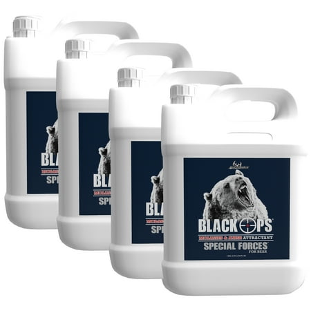 Ani-Logics Outdoors Black Ops Special Forces Bear Molasses & Anise Attractant 1 Gallon Liquid 4pk