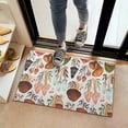 thumbnail image 2 of Colorful Mushroom Leaf White Pattern Door Rugs,Washable Non Slip Door Mats Indoor,Decorative Door Mats,Entry Mat Indoor for Entrance,Bedroom,Kitchen,Bathroom,16"x24", 2 of 6