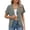 Green, variant on Women's Solid Color Waffle Knit V Neck Short Sleeve Cardigan, Button Down Lightweight Open Front Cropped Blouse, Breathable and Soft for Summer Daily Wear or Airy Layering over Dresses Navy