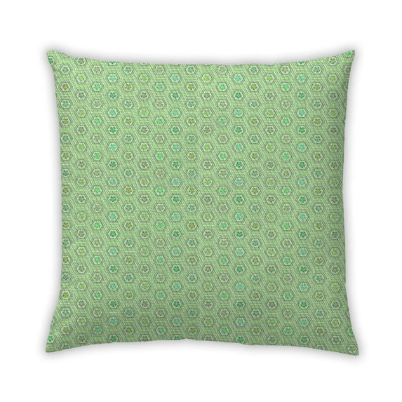 Ahgly Company Outdoor Square Contemporary Throw Pillow, 18 inch by 18 inch