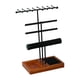 thumbnail image 2 of Organizador de joyas, soporte exhibidor de joyas, soporte multiusos para exhibir aretes. Negro, 2 of 9