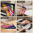 thumbnail image 6 of 2 Pcs Funny Kitchen Towels,Colorful Paint Burst Pattern Microfiber Dish Towels,Kitchen Tea Towels,Kitchen Towel Set (18" X 26"), 6 of 7